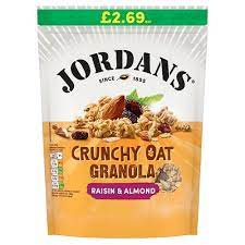JORDANS CRUNCHY GRANOLA RAISIN & ALMOND 450G
