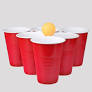 SHINE DELUXE PARTY CUPS RED 500CC