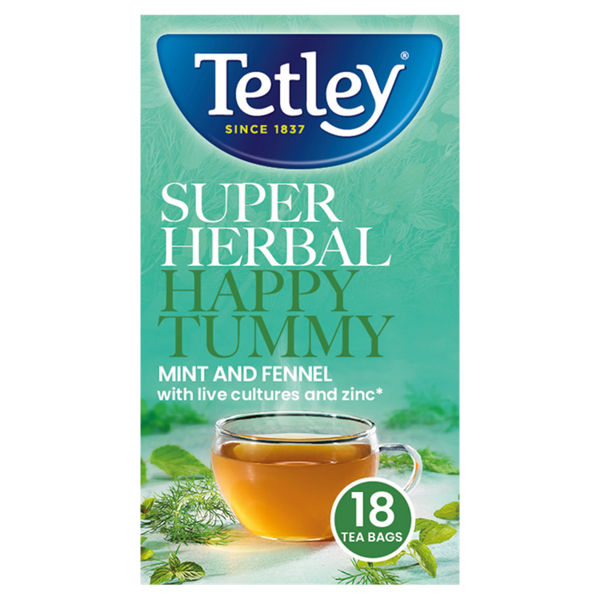 TETLEY SUPER HERBAL HAPPY TUMMY 32.4G
