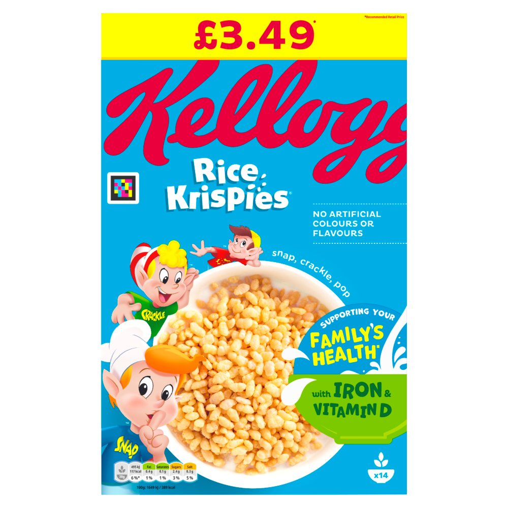 KELLOGGS RICE KRISPIES 430G