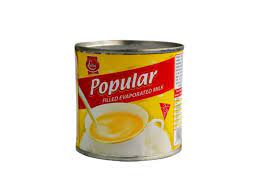 POPULAR EVAPORATED MILK 160G