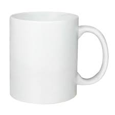 CERAMIC WHITE MUG AE-74