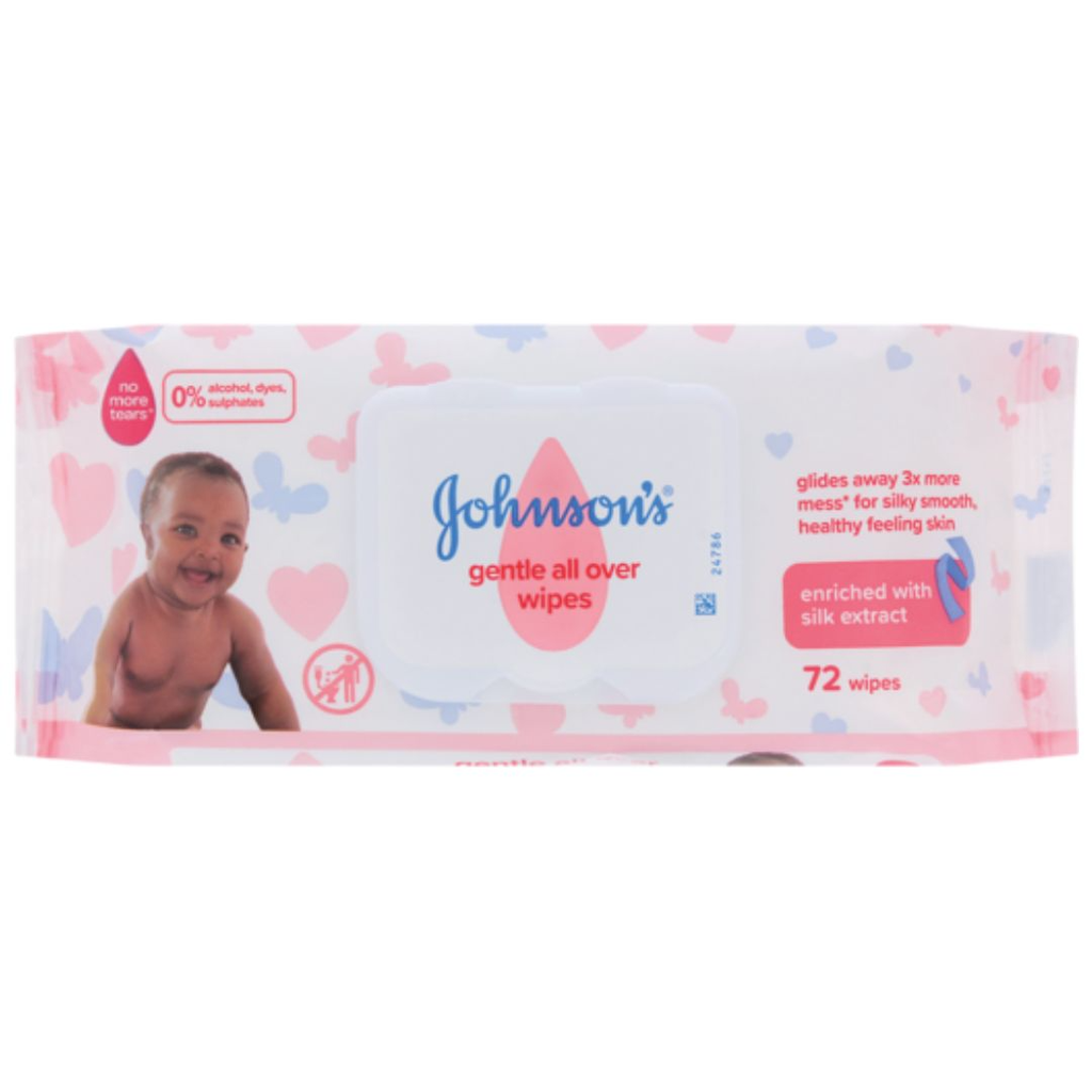 JOHNSON GENTLE WIPES