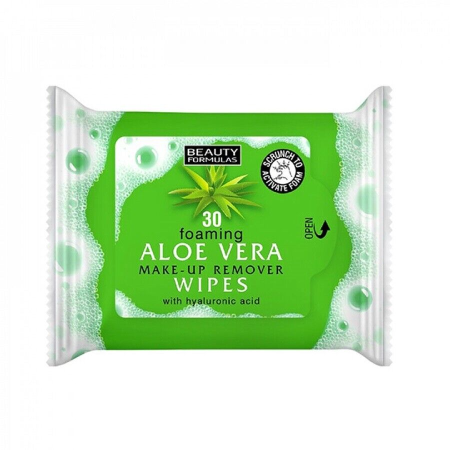 BEAUTY FORMULAS ALOE VERA FACIAL WIPES