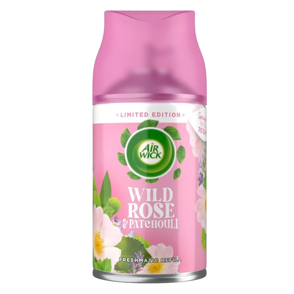 AIRWICK REFILL WILD ROSE & PATCHOULI 250ML