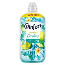 COMFORT WATERLILY & LIME  FABRIC SOFTENER 1350ML