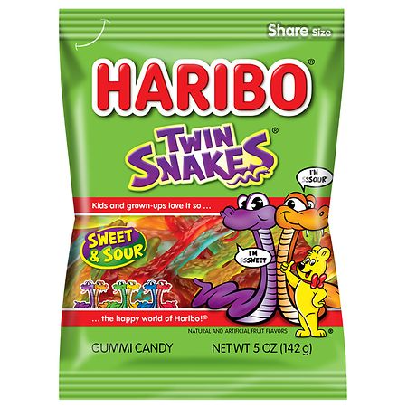 HARIBO TWIN SNAKES 142G
