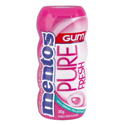 MENTOS GUM BUBBLE FRESH 31.25G