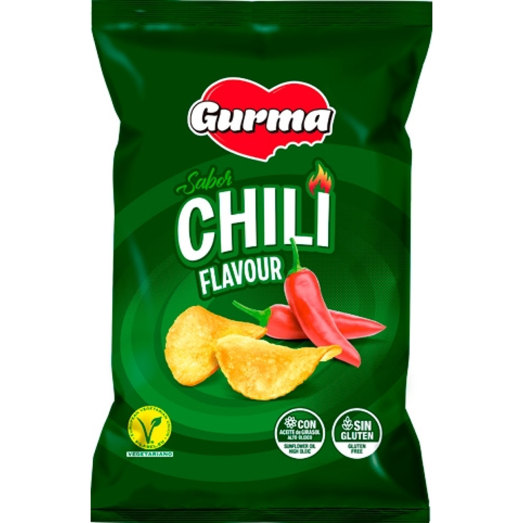 GURMA CHILI FLAVOURED CHIPS 110G