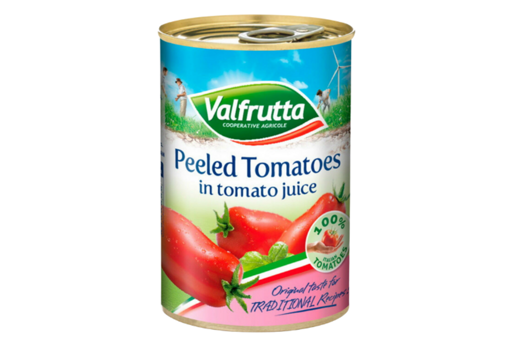 VALFRUTTA PEELED TOMATOES 400G
