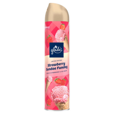 GLADE STRAWBERRY SUNDAE FUNDAY AIR FRESHNER 300ML