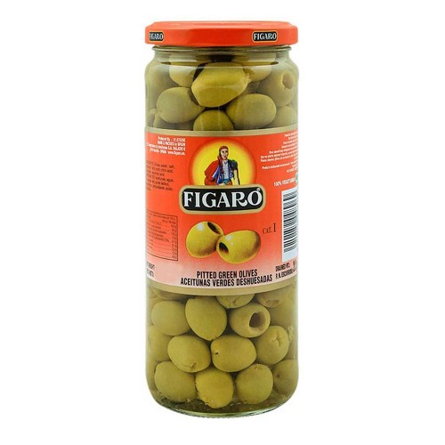 FIGARO PLAIN GREEN OLIVES 340G