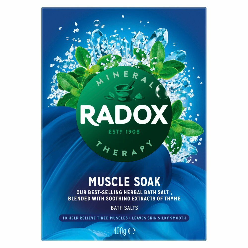 RADOX BATH SALTS MUSCLE SOAK 400G