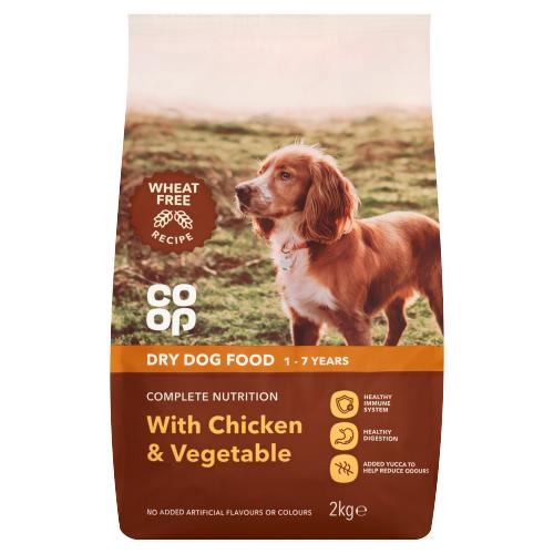 CO-OP COMPLETE BEEF & VEGETABLE DRY DOG FOOD 2KG