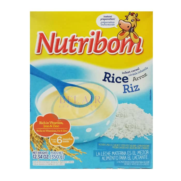 NUTRIBOM INFANT CEREAL RICE 350G