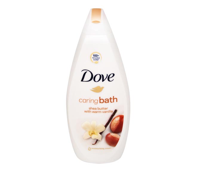 DOVE CARING BATH SHEA BUTTER WITH WARM VANILLA 750ML