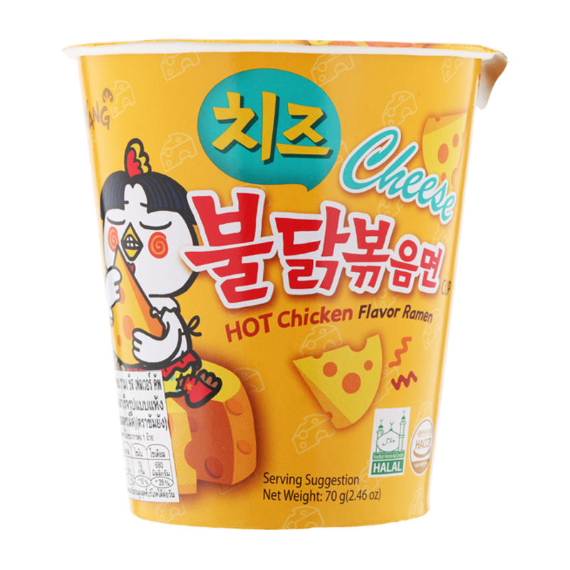 SAMYANG HOT CHICKEN & CHEESE FLAVOUR CUP 70G