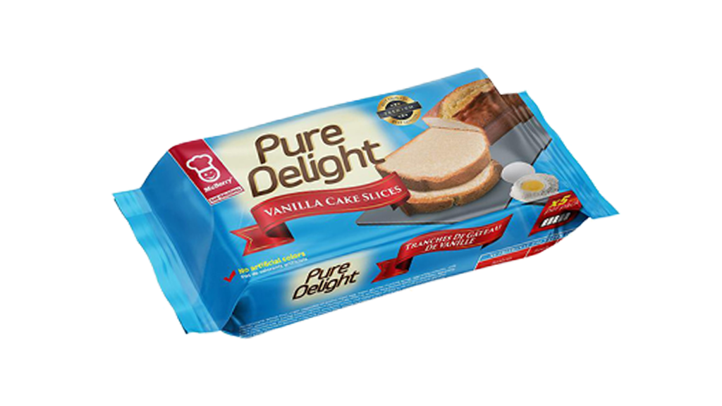 McBERRY PURE DELIGHT VANILLA CAKE SLICES 30G