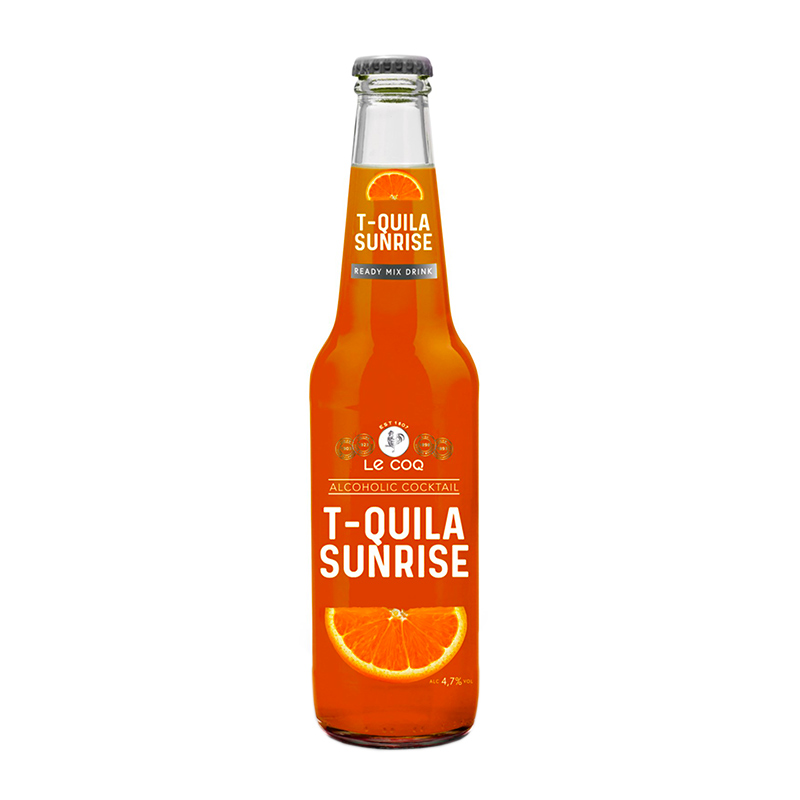 T-QUILA SUNRISE ALCOHOLIC COCKTAIL ORANGE 330ML