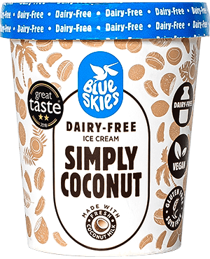 BLUE SKIES COCONUT ICE CREAM 125ML