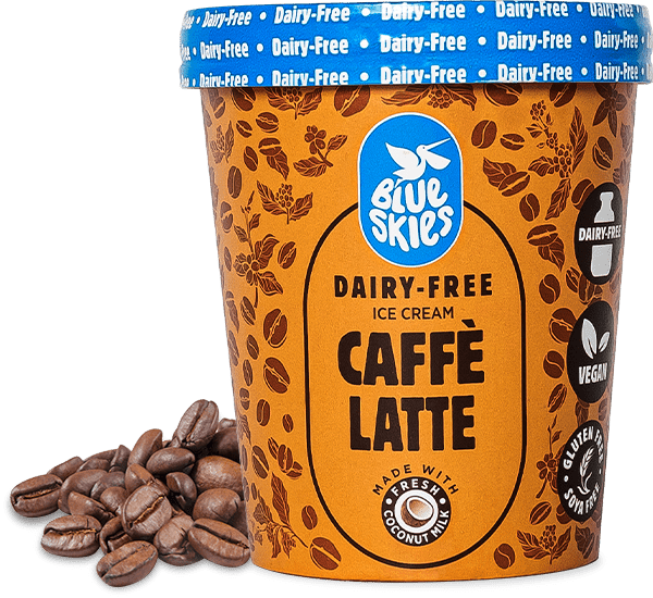 BLUE SKIES CAFFE LATTE ICE CREAM 450ML