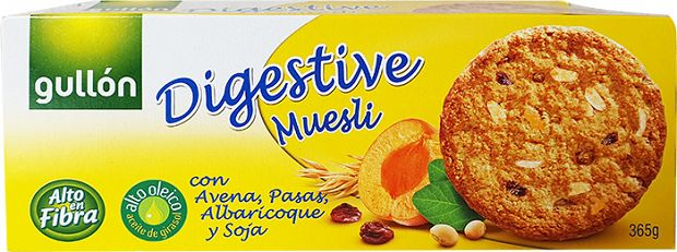 GULLON DIGESTIVE MUESLI 365G