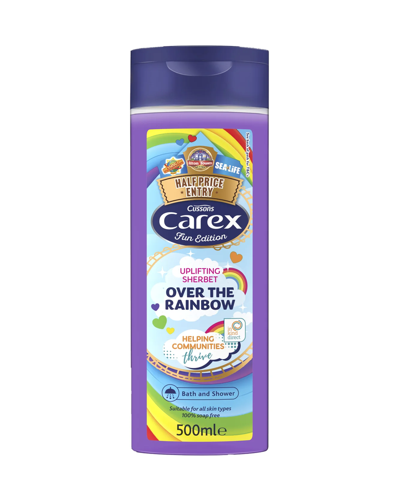 CAREX SHOWER GEL OVER THE RAINBOW 400ML