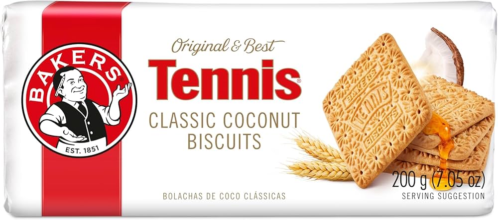 BAKERS TENNIS CLASSIC COCONUT BISCUITS 200G