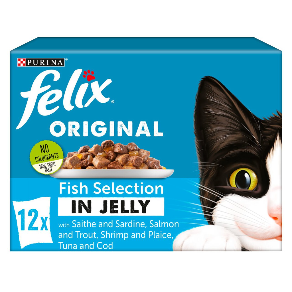 FELIX ORIGINAL FISH SELECTION IN JELLY 100G
