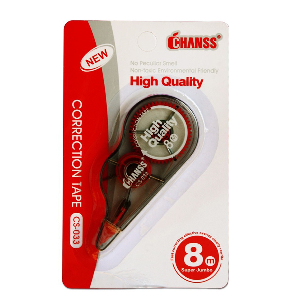 CHANSS CORRECTION TAPE CS-033 8M