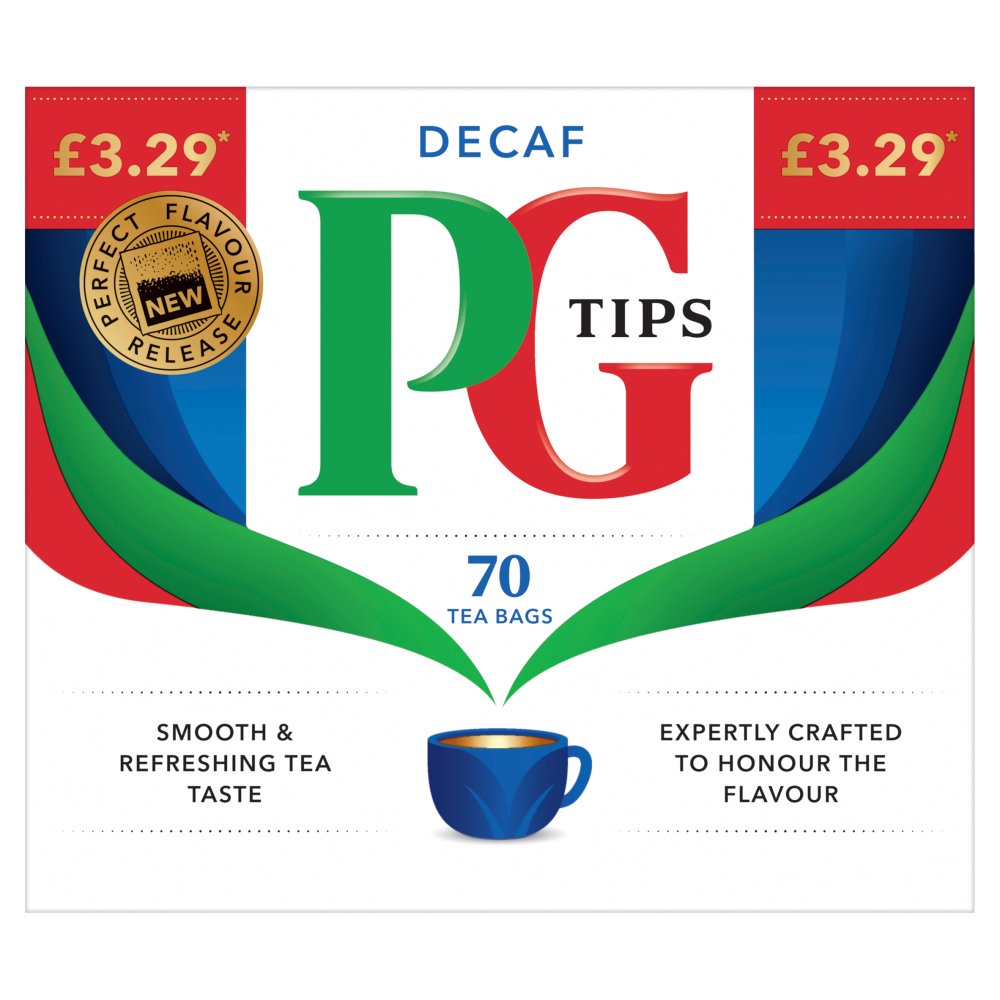 PG TIPS DECAF TEA 203G