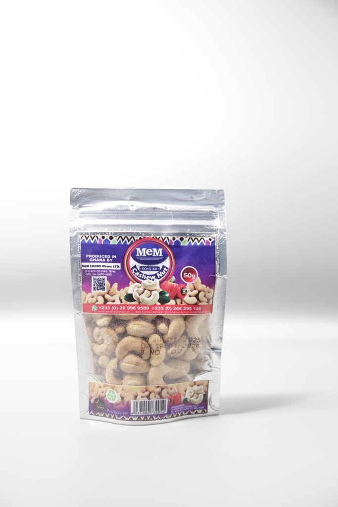 MEM ROASTED CASHEW NUT 50G