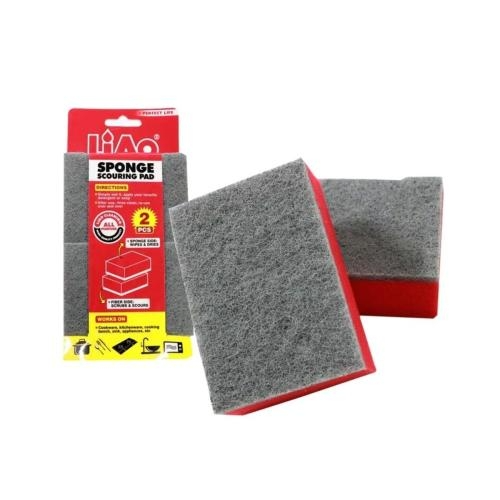 LIAO SPONGE SCOURING PAD 2PCS AF-200 H130029