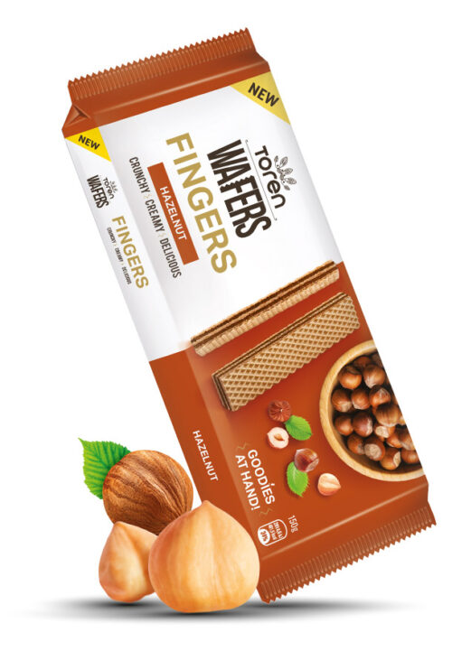 TOREN WAFERS FINGERS HAZELNUT FLAVOR 140G