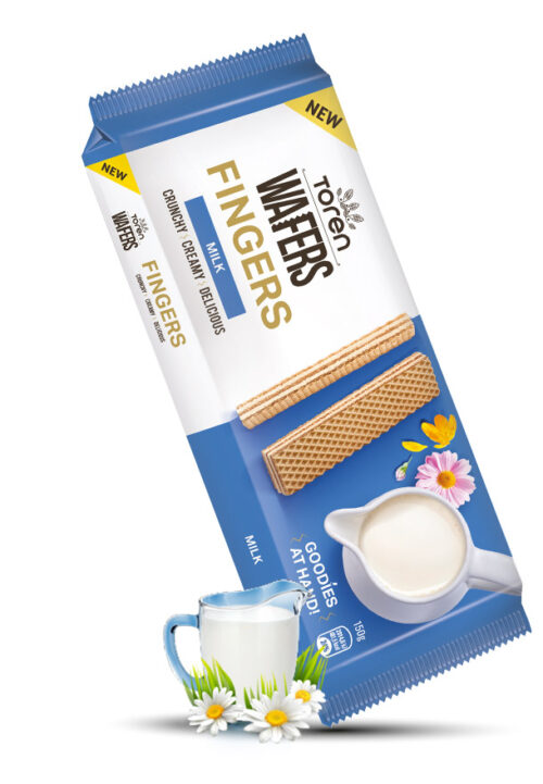 TOREN WAFERS FINGERS MILK 140G