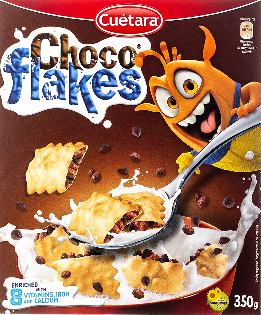 CUETARA CHOCO FLAKES 350G