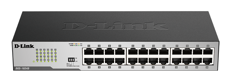D-LINK 24 PORT 10/101 DESKTOP SWITCH