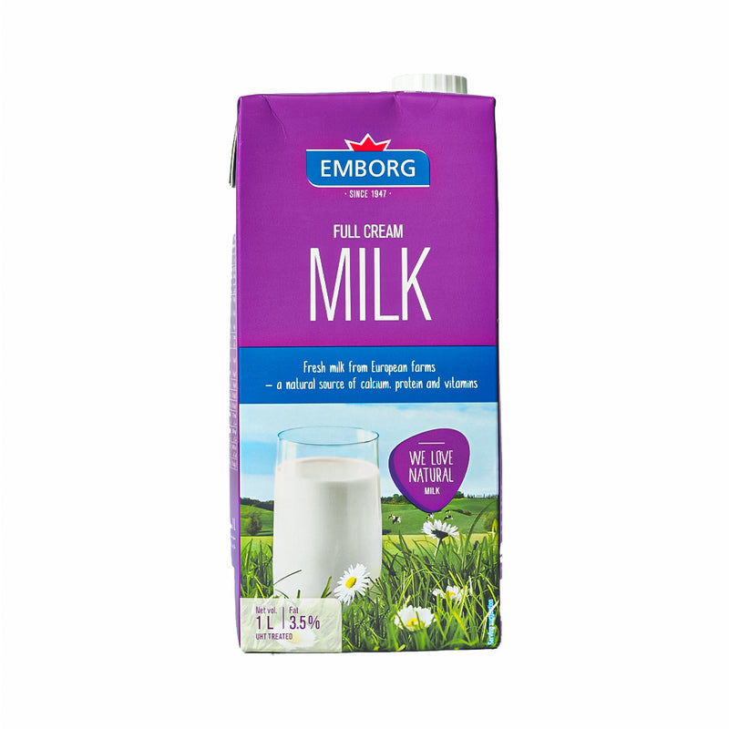 EMBORG SKIMMED MILK 1L