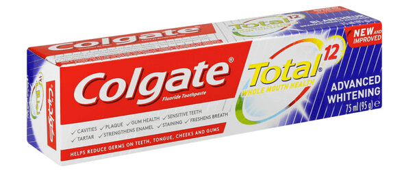 COLGATE TOOTHPASTE TOTAL ADVANCED WHITENING 75ML