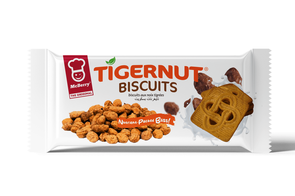 McBERRY TIGERNUT BISCUITS 30G