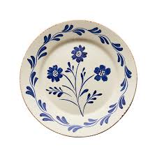 PORCELAIN FLOWER PLATE