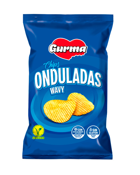 GURMA ONDULADAS WAVY CHIPS 130G