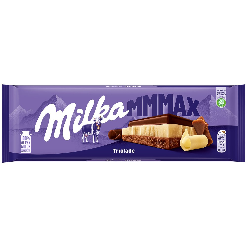MILKA MMMAX TRIOLADE CHOCOLATE 280G