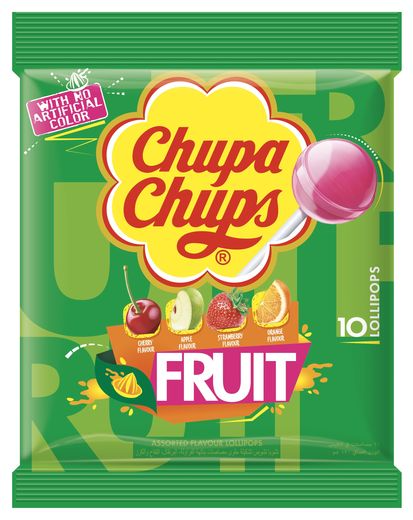 CHUPACHUP MINI ASSORTED LOLLIPOPS 110G