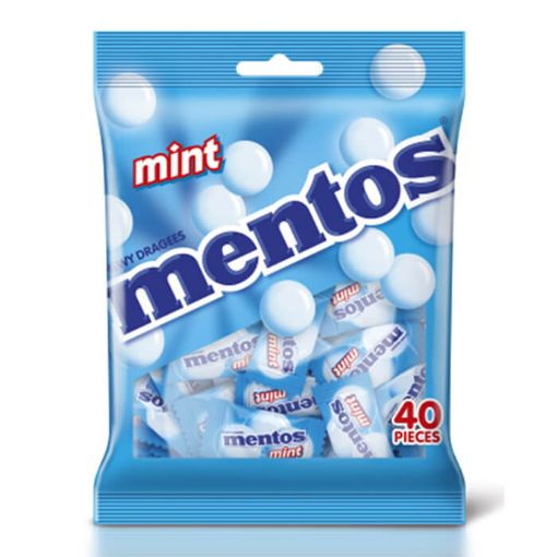 MENTOS MONO MINT CHEWY GRAGEES 135G
