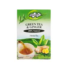 DALGETY GREEN TEA AND GINGER 40G