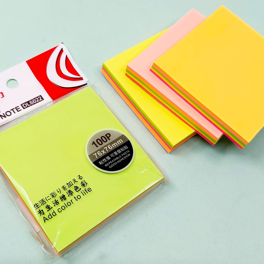 DL OFFICE STICKY NOTE 76X76MM