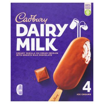 CADBURY DAIRY MILK CREAMY VANILLA ICE CREAM 360ML