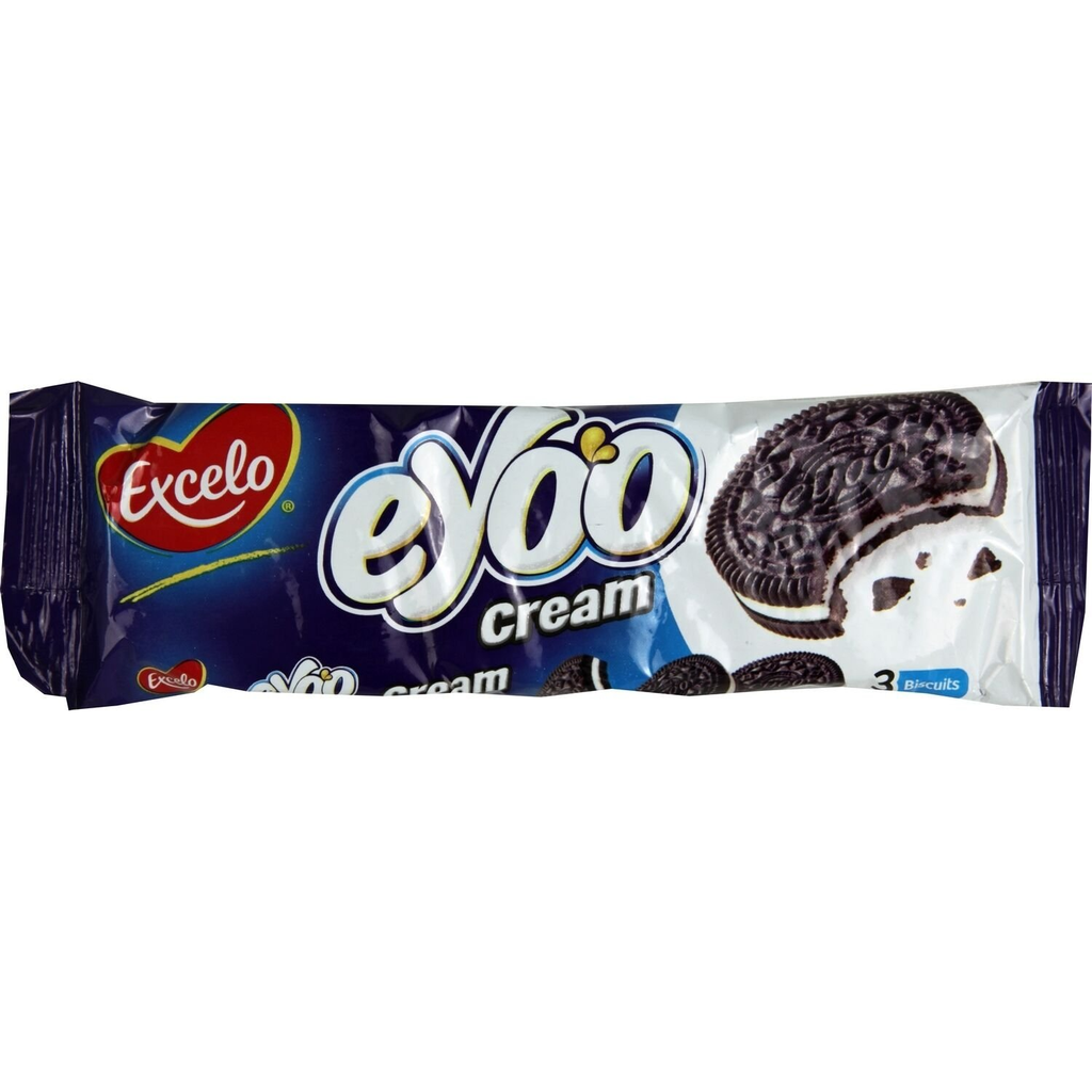 EXCELO EYOO CREAM BISCUIT 26G