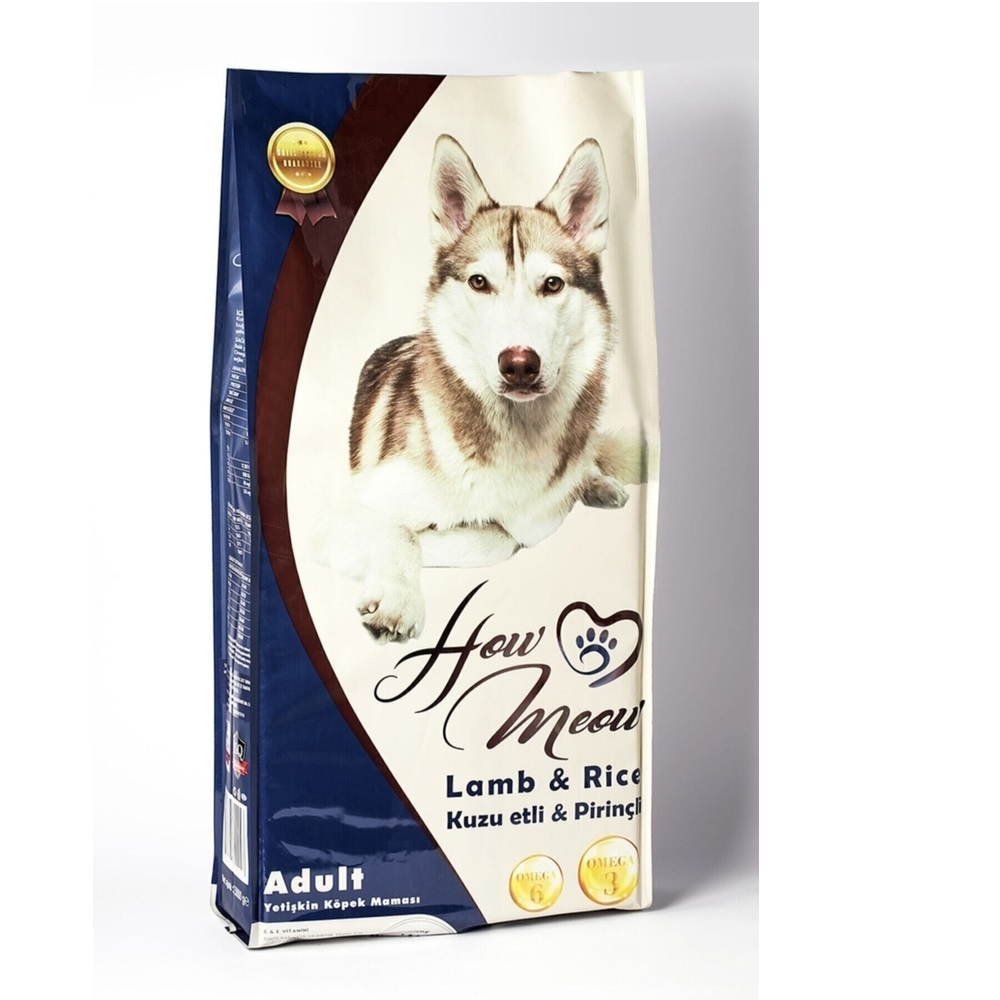 HOW MEOW DOG FOOD LAMB & RICE 15KG
